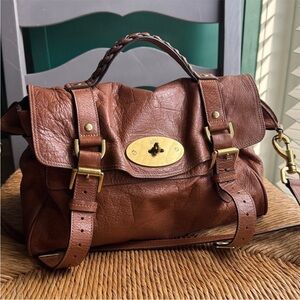 Mulberry Alexa Buffalo Leather Satchel